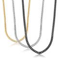 Jstyle Stainless Steel Link Curb Chain Necklace for Men Women 3 Pcs...