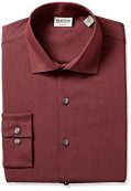 Kenneth Cole Reaction Men's Technicole Slim Fit Solid Spread Collar Dress Shirt,...