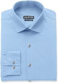 Kenneth Cole Reaction Men's Unlisted Slim Fit Solid Spread Collar Dress Shirt,...