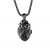 LBFEEL Stainless Steel Anatomical Organ Heart Pendant Necklace for Men With a Gift Box (Black)