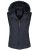 LIJYYJ Womens Quilted Lightweight Vest with Removable Hoodie 515_navy_furX-L cosy