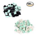 Magicfour 100 Pack Adhesive Cable Clips Practical Cable Tie Cable Management Wire Clips for Home Office Car