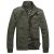 WenVen Men’s Winter Fashion Faux Leather Jackets(Black, US size M)