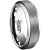 6mm White Tungsten Carbide Polished Classic Wedding Ring Size 9