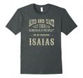 Mens Personalized Birthday Gift For Person Named Isaias T-Shirt XL Dark Heather