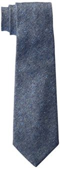 Michael Bastian Men's Slub Solid Tie, Navy, One Size