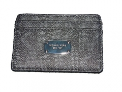 Michael Kors Jet Set Item Card Card Signature PVC – Black