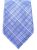Michael Kors Mens Classic Houndstooth Grid-Print Silk Neck Tie Blue Not Applicable