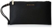 MICHAEL Michael Kors Women's Mercer Leather Clutch Bag One Size Black