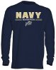 NCAA Navy Men's OVB Long Sleeve Thermal Shirt, Large, Navy
