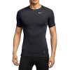 Nike Men's Pro Cool Compression Short-Sleeved T-Shirt, Black/Dark Grey/White, 2XL