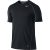 NIKE Men’s Pro Fitted Short Sleeve Shirt, Black/Dark Grey/White, Large
