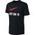 Nike Mens Dri-Fit Polyester Athletic Training Tee Shirt Large Navy.