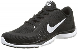 Nike Womens Flex Trainer 6 Black/White Training Shoe 9
