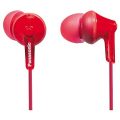 Panasonic Wired Earphones - Wired , Red (RP-HJE125-R)