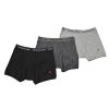 Polo Ralph Lauren Classic Cotton Boxer Brief 3-Pack, M, Grey Assorted