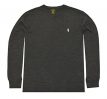 Polo Ralph Lauren Men's Long Sleeve Pony Logo T-Shirt - Large - Black Charcoal