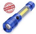 SAFE BRIGHT Magnetic CREE 3-in-1 LED Flashlight Lantern with Holster, adjustable focus,...