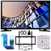 Samsung UN24M4500 23.6″ 720p Smart LED TV (2017) + Slim Flat Wall Mount Kit Ultimate Bundle for 19-45 Inch TVs + SurgePro 6-Outlet Surge Adapter w/ Night Light + LED TV Screen Cleaner