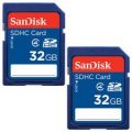 SanDisk 32GB Class 4 SDHC Flash Memory Card - 2 Pack SDSDB2L-032G-B35...