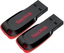 SanDisk Cruzer 32GB (16GB x 2) Cruzer Blade USB 2.0 Flash Drive Jump Drive Pen Drive SDCZ50 – Two Pack