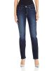 Signature by Levi Strauss & Co Women's Totally Shaping Slim Straight Jeans, Perfection, 14 Short