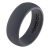 King Will Tungsten Carbide Wedding Band 8mm Rose Gold Line Ring Black and Silver Brushed Comfort Fit (11.5)