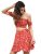 Simplee Apparel Women’s Bohemian Floral Print Crop Tops and Skirts Two Piece Set – Womens Skirt Best Price