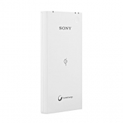Sony SCPF10SLV 10000 mAh Portable Power Supply, 10000 mAh Li-ion Polymer rechargeable battery, Pre-charged and ready to use right out of the box