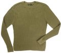 T by Alexander Wang New $230 Army Green Waffle Knit Thermal Sweater...