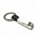 The inCharge Ultra Portable Charging Keychain Cable USB to Lightning 10mm Thin Version Black