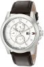 Tommy Hilfiger Men's 1710294 Stainless Steel Watch with Brown Leather Band