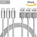 USB Type C Cable, [3pack 10FT]Extra Long Braided Cord USB C-A Charger...