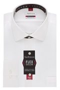 Van Heusen Men's Flex Collar Regular Fit Solid Spread Collar Dress Shirt,...