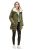 Roiii Women Military Winter Casual Outdoor Coat Hoodie Jacket Long Trench Parkas (XXX-Large / 16, Black).
