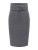 Winwinus Womens Woolen Knee Length All-Match Solid Office Pencil Skirt Dark Grey M